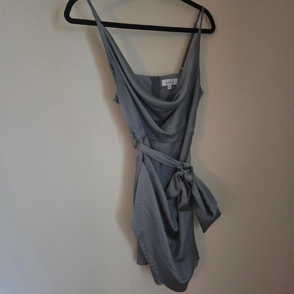 Mable Women's Grey and Blue Dress